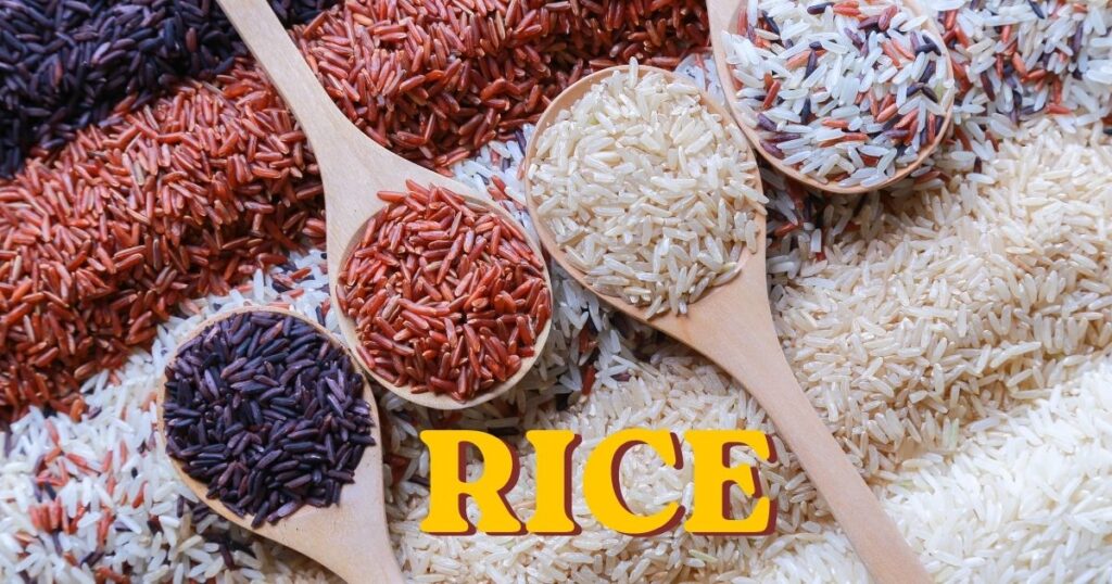 Rice nutritional value